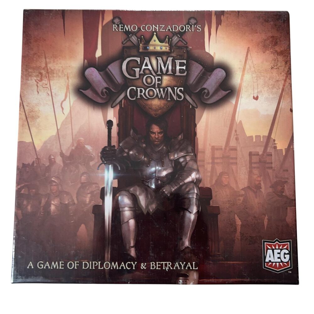 AEG Game Of Crowns Strategy Board Game 2015 Fantasy Multicolor New Sealed